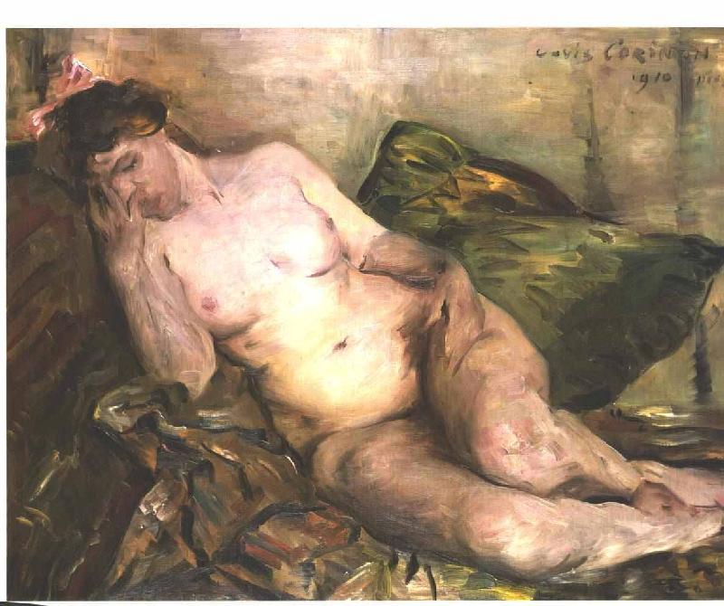 Lovis Corinth Reclining nude oil painting image